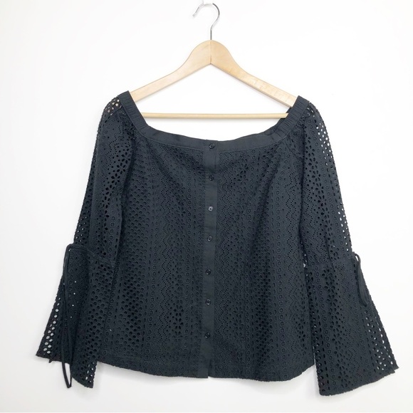 LIKELY black Bayard Allington off the shoulder blouse - Picture 2 of 12